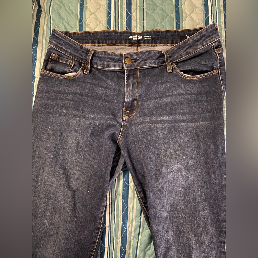 Old navy petite skinny jeans rockstar